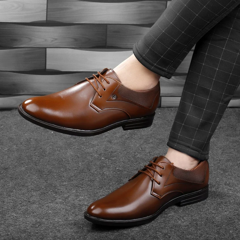 Bacca Bucci Brown RICHMOND Formal Shoes with Superior Comfort for Men | Best Price UAE